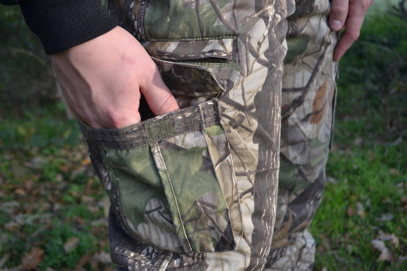 Loshan Sidney pantaloni da uomo motivo Real tree, marroni