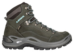 LOWA Renegade GTX Mid Ls scarpe da trekking da donna, asphalt/turquoise