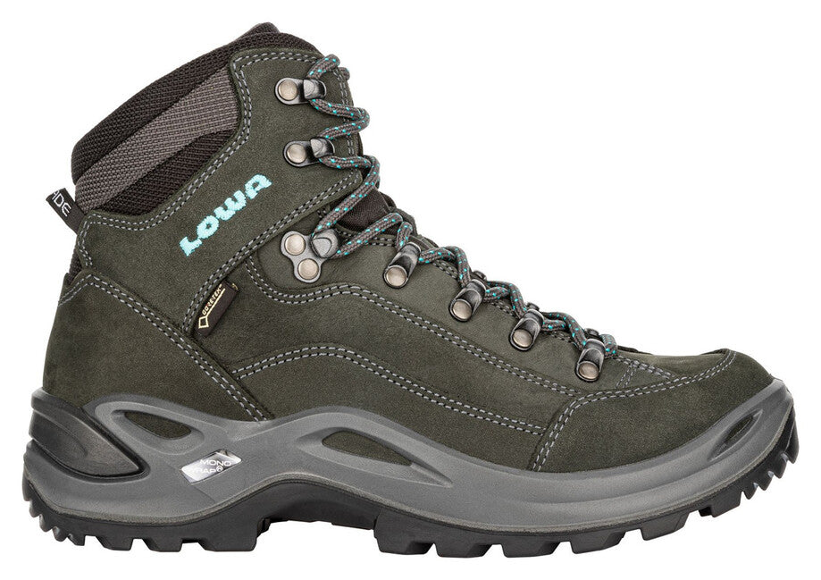 Lowa Renegade GTX MID LS scarpe da Trekking da donna, asfalto/turchese