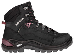 LOWA Renegade GTX Mid Ls scarpe da trekking da donna, black/prune