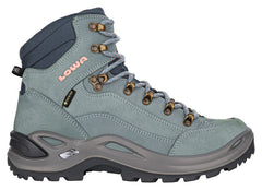 LOWA Renegade GTX Mid Ls scarpe da trekking da donna, iceblue/salmon