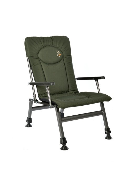 M-elektrostatyk F8R sedia da pesca, verde