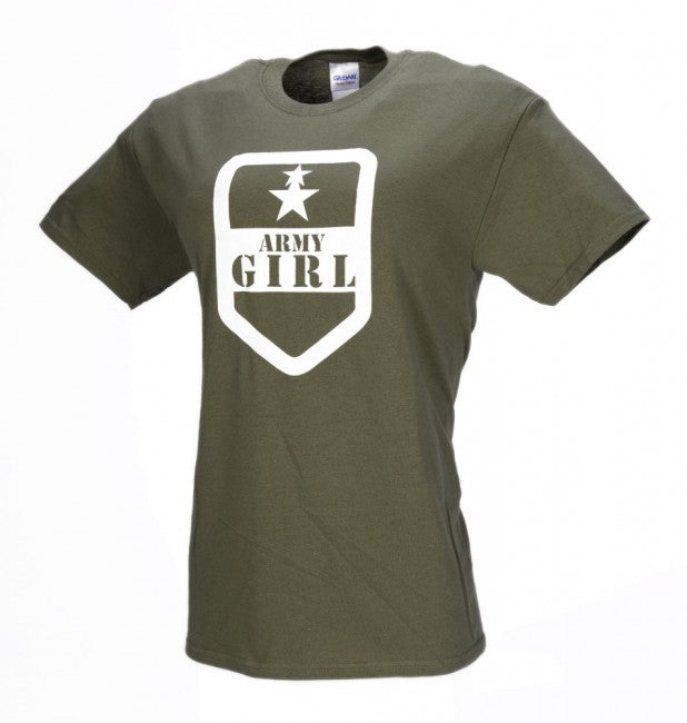 M-Tramp Army girl maglietta corta, oliva