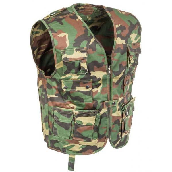 M-Tramp Safari gilet, woodland