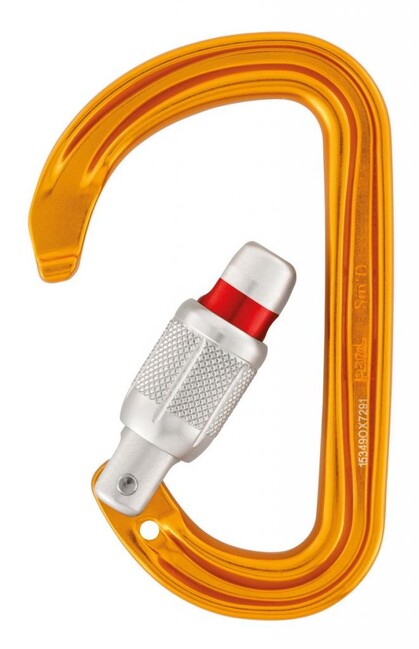 Petzl Sm'D moschettone a vite, con chiusura a vite