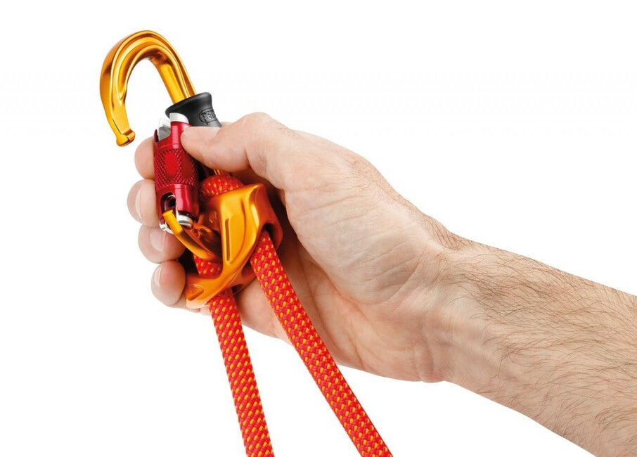 Petzl Sm'D moschettone a vite, con chiusura a vite
