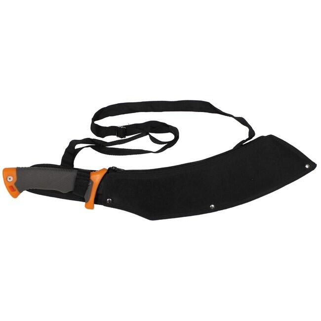 MFH Samurai machete con fodero in nylon, nero