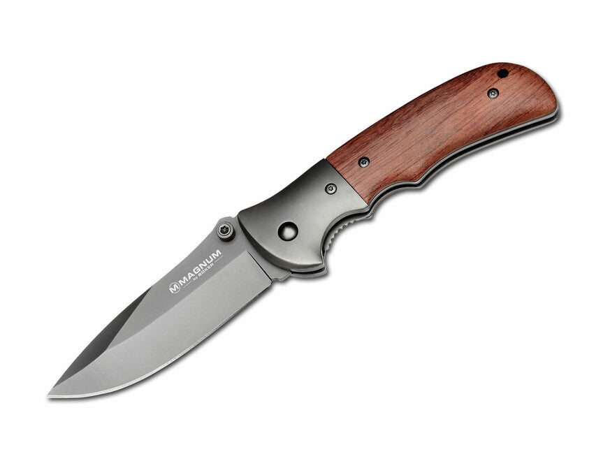 Böker Magnum Co-Operator coltello 8,7 cm legno acciaio inox