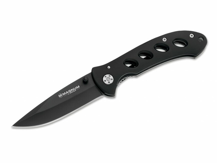 Böker Magnum Shadow coltello 8,3 cm, nero, alluminio