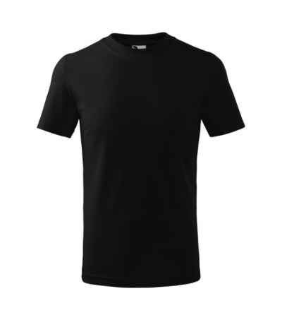 Malfini Basic maglietta da bambino, nera
