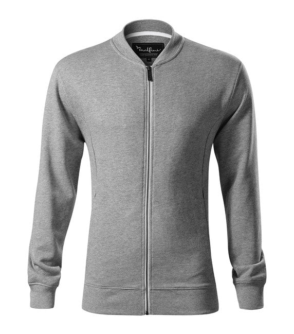 Malfini Bomber felpa da uomo 320g/m2, grigia