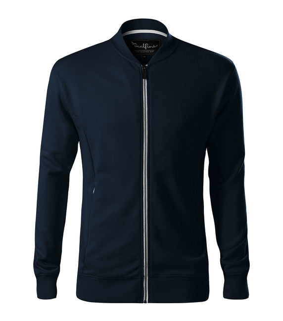 Malfini Bomber felpa da uomo 320g/m2, blu scuro