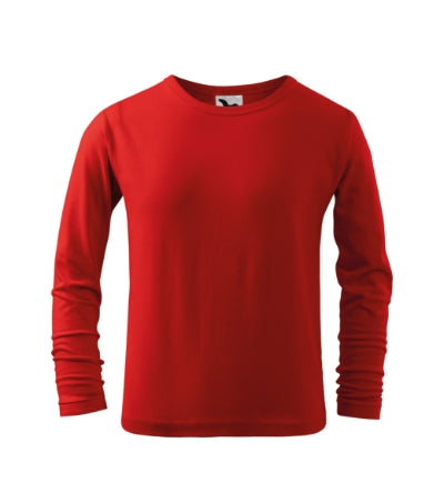 Malfini Fit-T LS maglietta a maniche lunghe per bambini, rosso