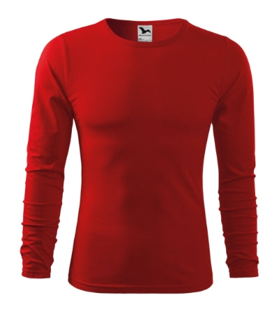 Malfini Fit-T LS maglietta ls a maniche lunghe da uomo, rosso