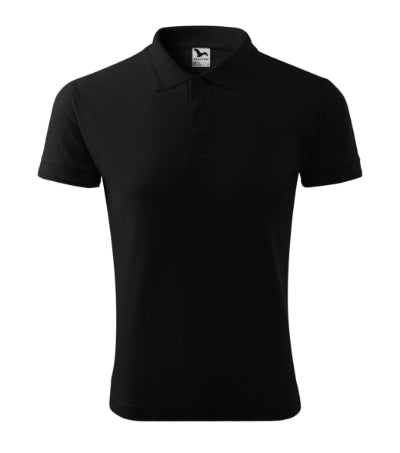Malfini Pique polo da uomo, nera