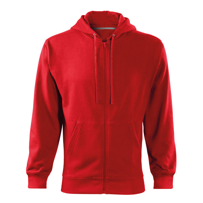 Malfini Trendy Felpa con zip 300g/m2, rossa