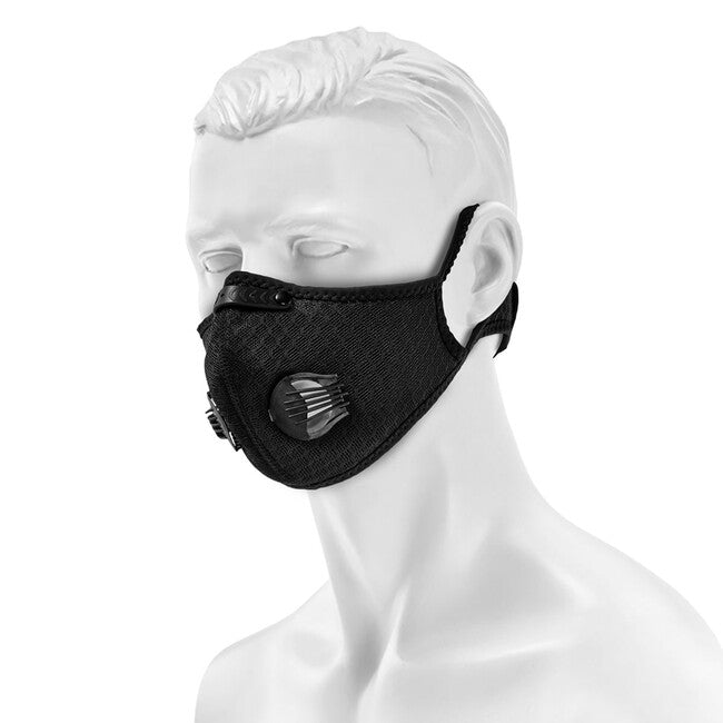 Maraton Maschera antismog a rete, nero