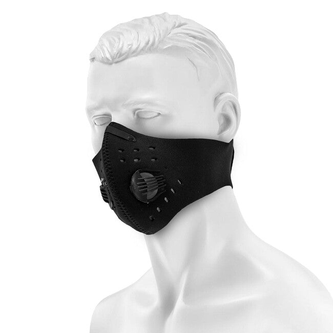 Maraton Maschera antismog in neoprene, nero