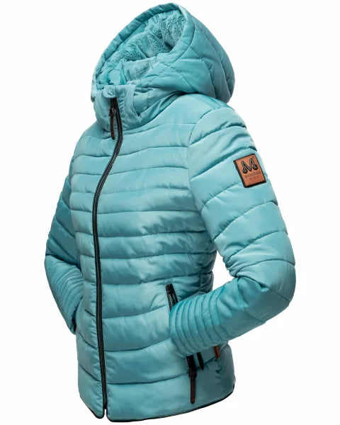 Marikoo Amber giacca invernale da donna con cappuccio, blu scuro