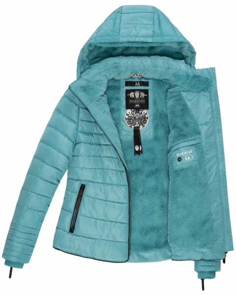 Marikoo Amber giacca invernale da donna con cappuccio, blu scuro