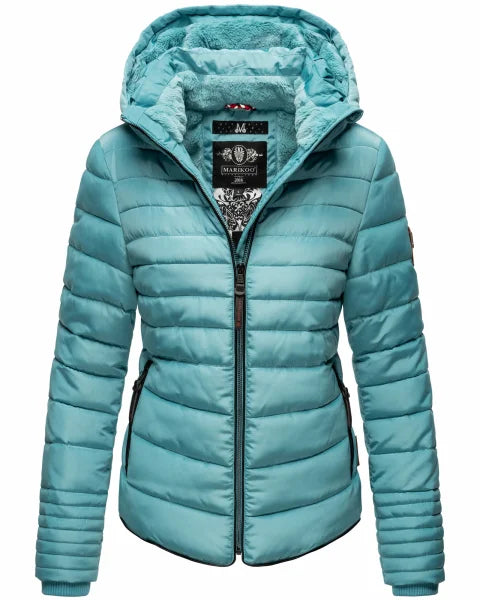 Marikoo Amber giacca invernale da donna con cappuccio, blu scuro