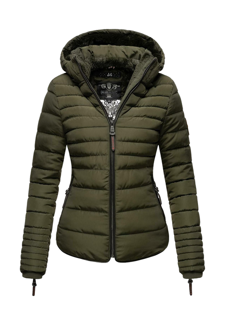 Marikoo Amber giacca invernale con cappuccio da donna, oliva