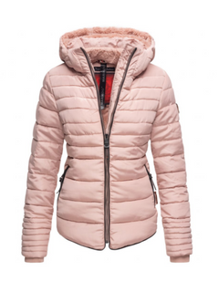Marikoo Amber giacca invernale con cappuccio da donna, rose