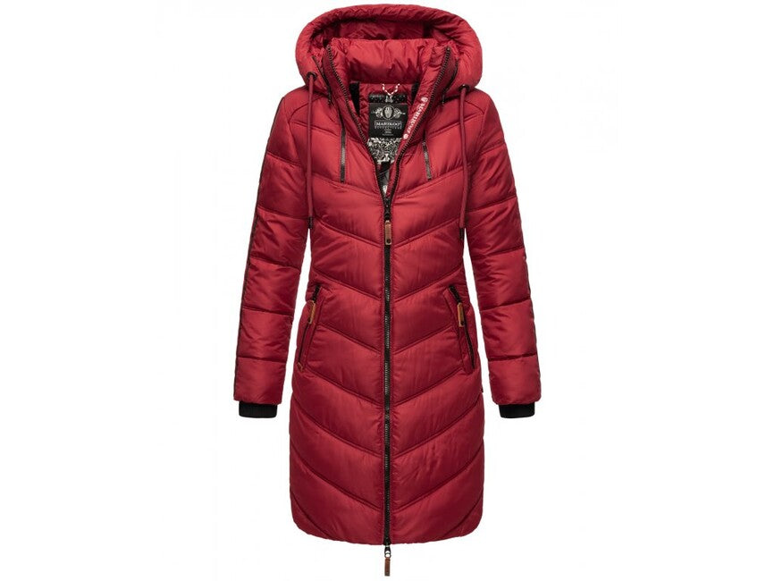 Marikoo ARMASA giacca invernale da donna, rosso scuro
