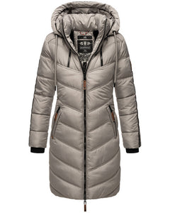 Marikoo ARMASA women's winter jacket, zinc grey