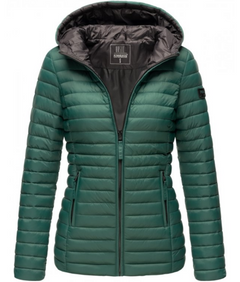 Marikoo ASRAA giacca mezza stagione da donna con cappuccio, Dark green