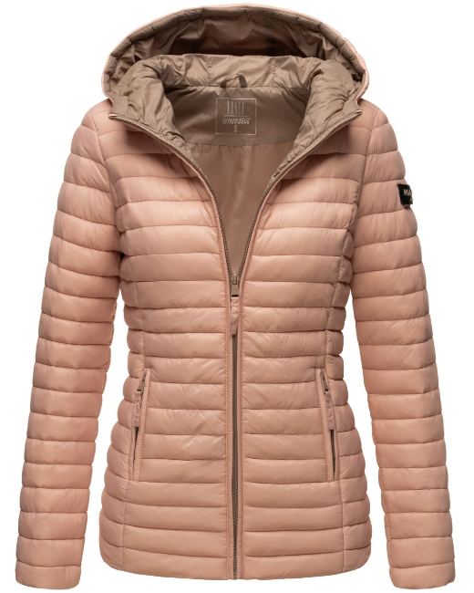 Marikoo ASRAA giacca mezza stagione da donna con cappuccio, rosa