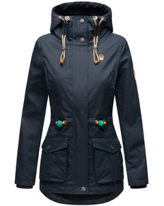 Marikoo BABETAA women's transitional jacket, Navy