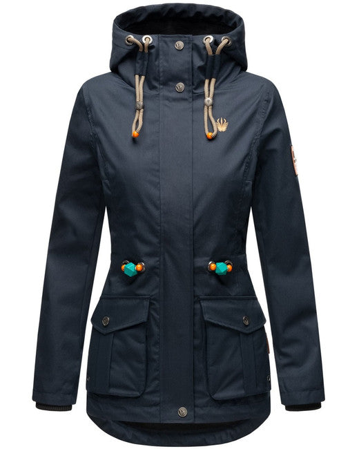 Marikoo Babetaa giacca transitoria da donna, navy