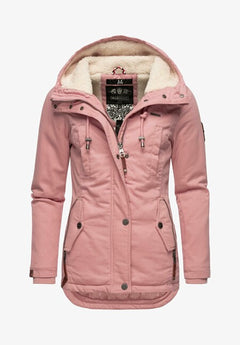 Marikoo BIKOO giacca invernale con cappuccio da donna, Powder rose