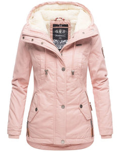 Marikoo BIKOO giacca invernale con cappuccio da donna, rosa