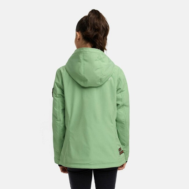 Marikoo Brombeere giacca da donna di transizione con cappuccio, verde