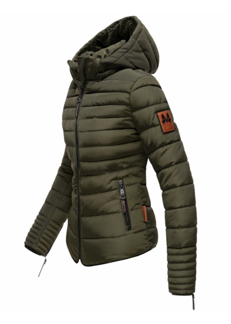 Marikoo Amber giacca invernale con cappuccio da donna, oliva