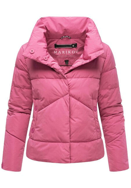 Marikoo Jalliaa giacca invernale corta da donna, berry rouge