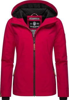 Marikoo Brombeere women's transitional hooded jacket, Fuksia
