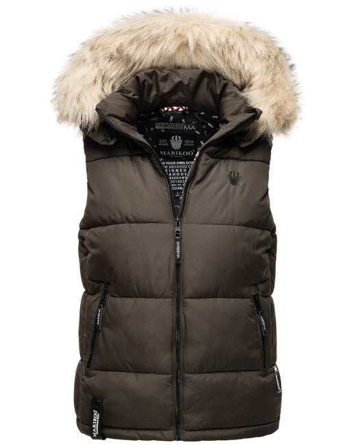 Marikoo Eisflockchen gilet, antracite