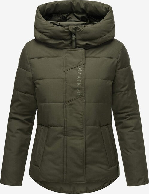 Marikoo Elira16 giacca invernale da donna, verde oliva scuro