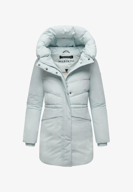 Marikoo Delilah16 giacca invernale da donna con cappuccio, azzurro ghiaccio