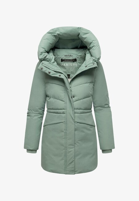 Marikoo Delilah16 giacca invernale da donna con cappuccio, menta fumosa