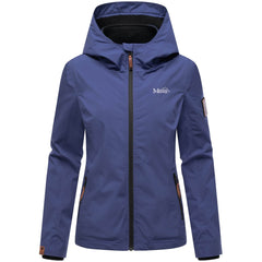 Marikoo Erdbeere giacca mezza stagione da donna con cappuccio, Blue violet
