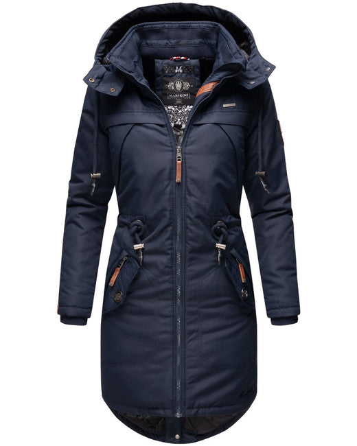 Marikoo Kamii giacca invernale con cappuccio, navy