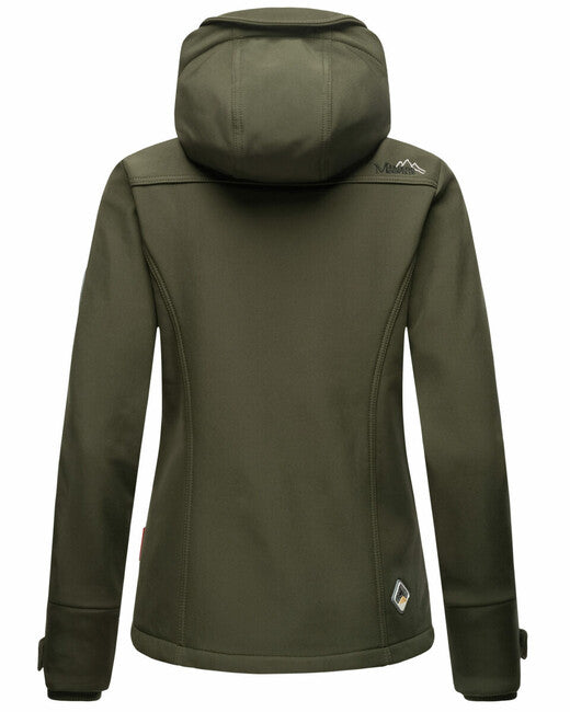 Marikoo KLEINE ZICKE giacca transitoria da donna con cappuccio, verde