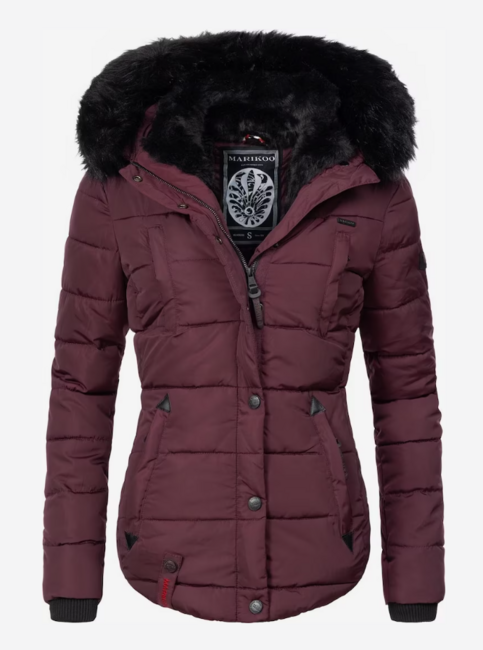 Marikoo LOTUSBLUTE giacca invernale da donna, vino