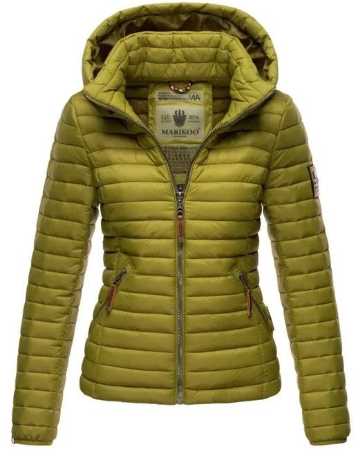 Marikoo Lowenbaby giacca transitoria da donna con cappuccio, verde muschio