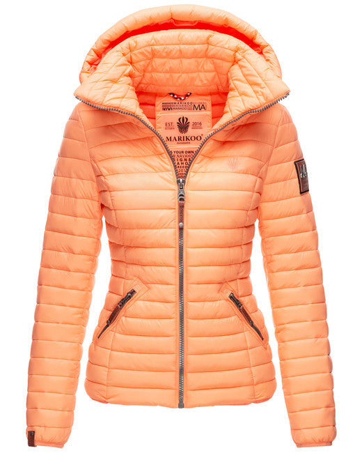 Marikoo LOWENBABY giacca transitoria da donna con cappuccio, arancione