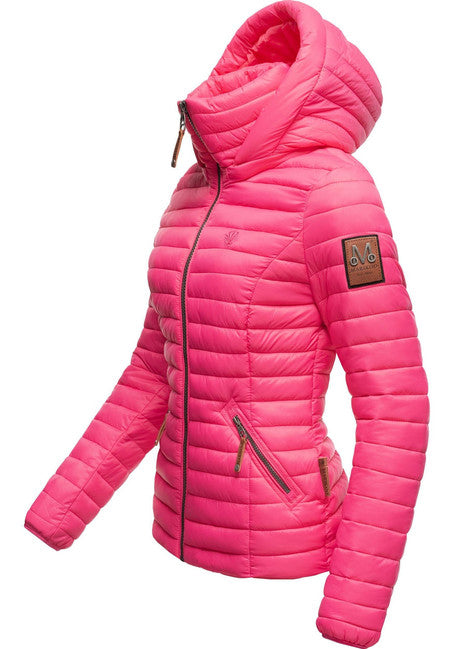 Marikoo LOWENBABY giacca transitoria da donna con cappuccio, rosa